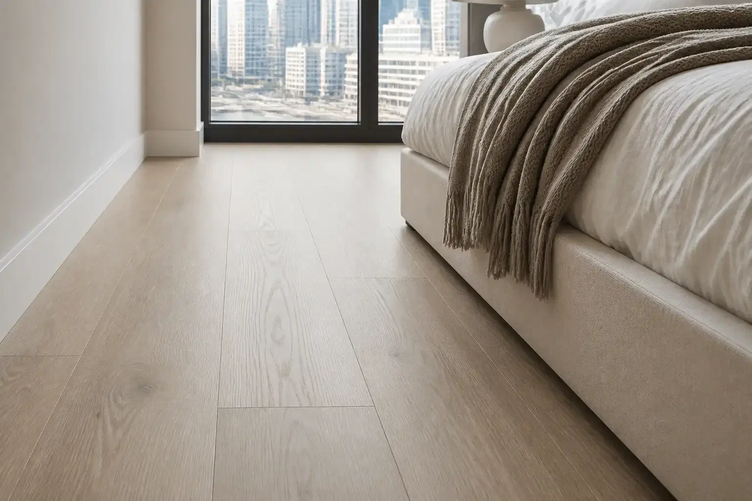 Vinyl flooring installation in Dubai